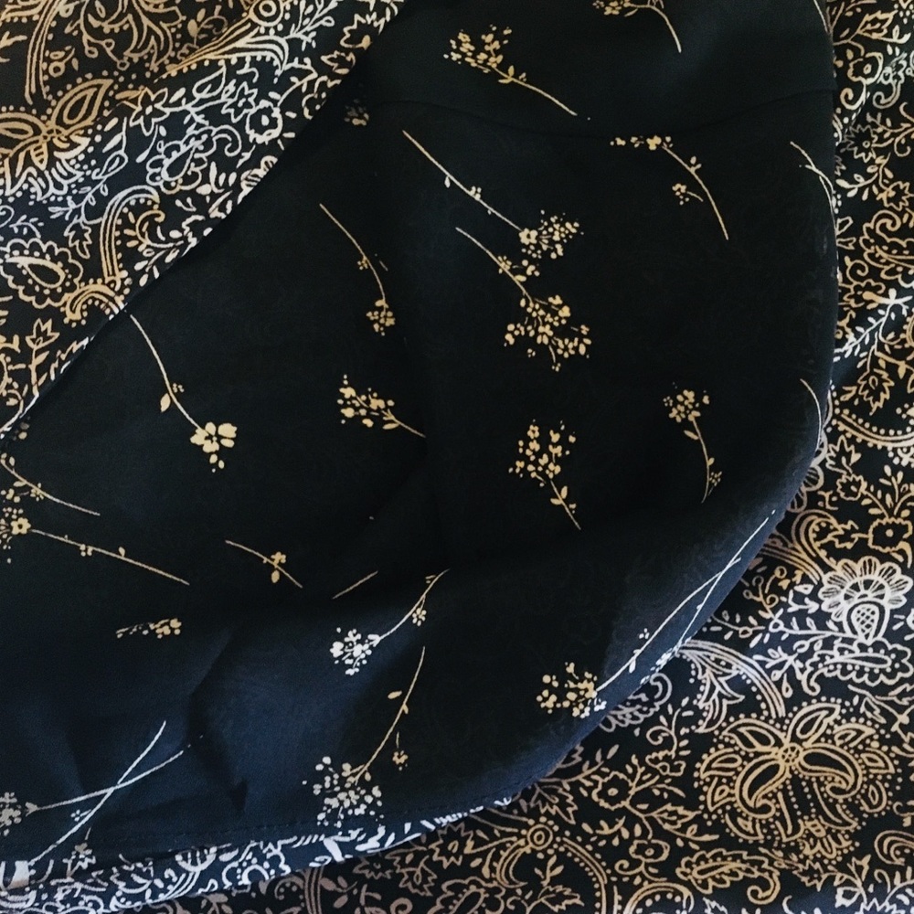 Reversible Maxi Printed Skirt